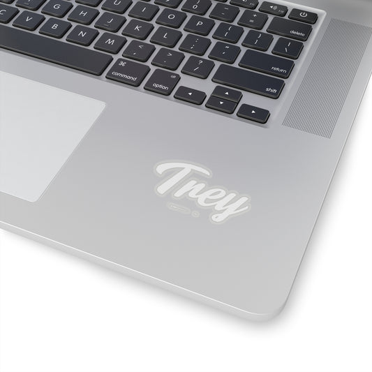 Trey Stickers with vibrant colors, eco-friendly inks, and scratch-resistant finish, perfect for personalizing laptops, journals, and windows - Trey Clothing